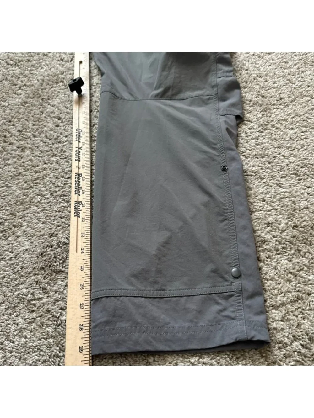 REI Co-op Hybrid Pants Women's Size 16 Screeline Gray- Petite Ret $80